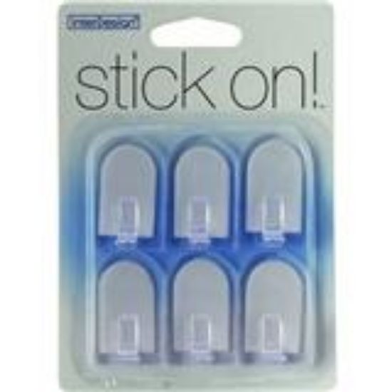 Picture of Self-adhesive Mini-hooks Clear