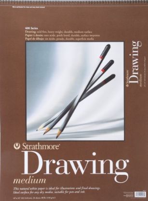 Picture of Drawing Medium Surface Spiral 24 Sheet 80LB 18 X 24