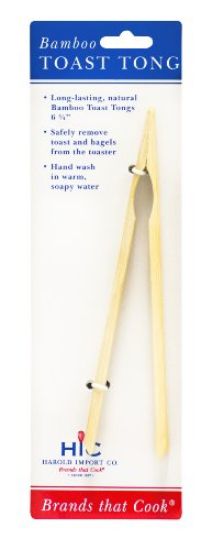 Picture of Bamboo Toast Tongs 6.5"