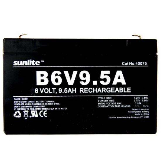Picture of B6v9.5A 9.5AH Emergency Battery C25A