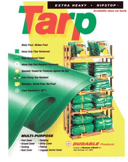 Picture of Extra-Heavy Ripstop Tarp