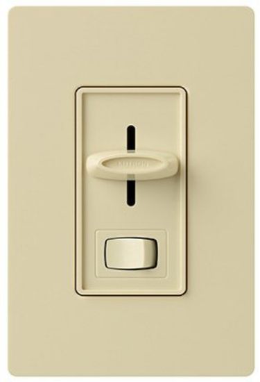 Picture of CL Lighting-Dimmer Slide-Type w/ Switch Single-Pole or 3-way IVORY