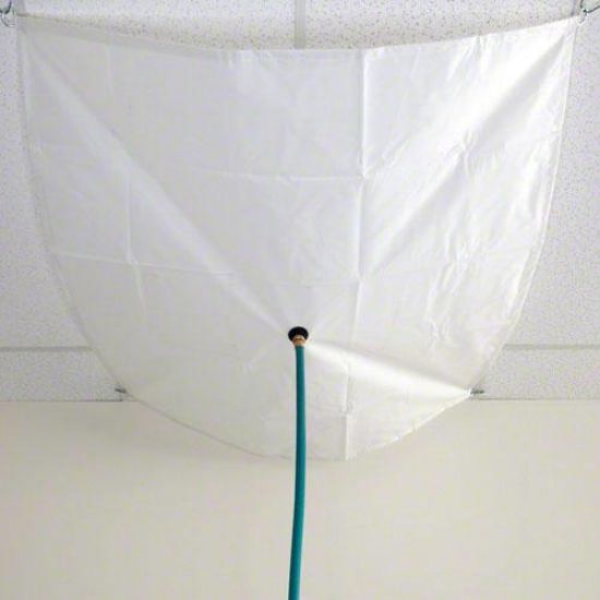 Picture of 5' X 5' Drain-tarp 13-ounce Flame-Retardant Translucent Vinyl