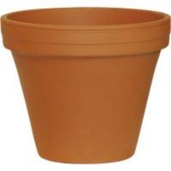 Picture of Flower-pot Standard Clay Terra-cotta 9-3/4"h X 12-1/4"d