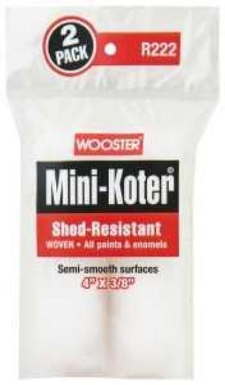 Picture of Mini-roller Semi-smooth Woven 3/8"-nap 4" Pack-2