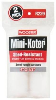 Picture of Mini-roller Semi-rough Woven 1/2"-nap 4" Pack-2