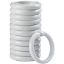 Picture of 12-piece White Shower-curtain-ring