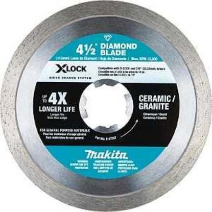 Picture of Cut-off Blade Diamond Continuous-rim Wet-dry 7/8"-arbor 4-1/2"