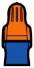 Picture of Wire-Connector Orange/blue
