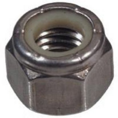 Picture of Hex-Nut Lock-Nut Nylon-insert