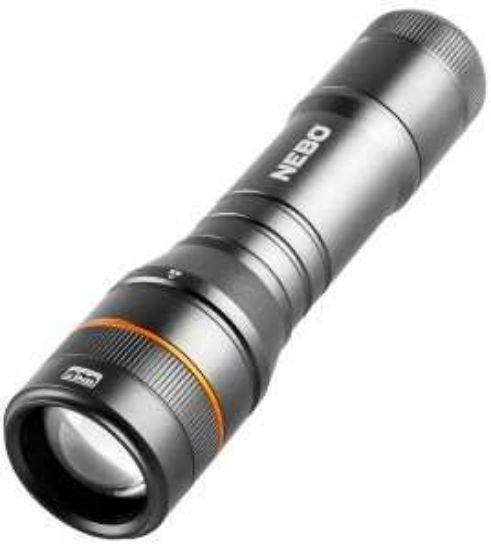 Picture of Flashlight, Aaa Battery, Led Lamp, Black 500-lumens