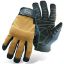 Picture of Multi-Purpose Utility Mechanics Gloves L Hook-and-Loop Cuff Sweat Wipe Thumb Synthetic Leather