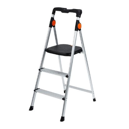 Picture of Step-stool Folding Platform 3-step Aluminum 225-lbs