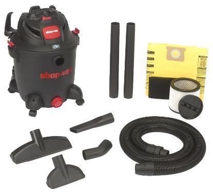 Picture of Vacuum-Cleaner Wet-&-Dry 12-gal 5.5-hp Black