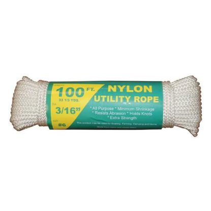 Picture of Utility-rope Nylon Braided #6 3/16" Dia X 100'