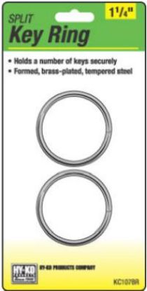 Picture of Key-Ring Split-Ring Brass 1-1/4"