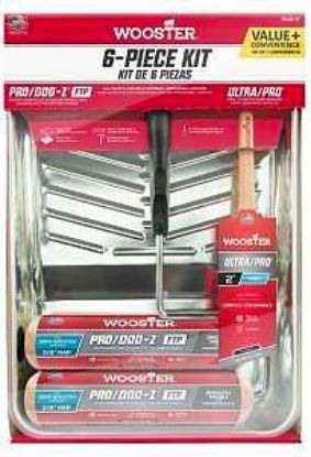 Picture of Wooster R915-9 Roller Kit, Semi-smooth Surface, Polypropylene, 6-piece