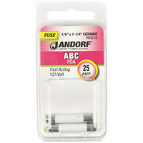 Picture of Electrical-fuse 25 A 125 Vdc 1000 A At 125 Vac/vdc 200 A At 250 Vac 400 A At 75 Vdc Interrupt-rating...