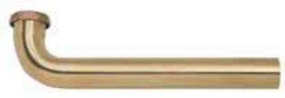 Picture of Tubular-brass Waste-bend Slip-joint Rough-brass 1-1/2" X 8"