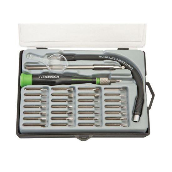 Picture of Precision Screwdriver Set With Magnifier34-pieces
