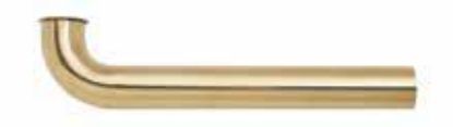 Picture of Tubular-brass Waste-bend Direct-connect Rough-brass 1-1/2" X 18"