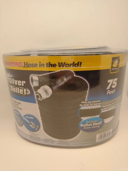 Picture of Pocket Hose Silver Bullet 13397-12 Expanding Garden Hose, 3/4 In, 75 Ft L, Plastic, Black