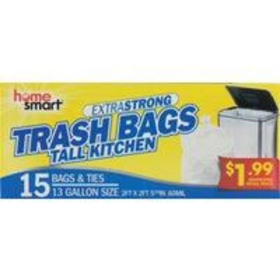Picture of Trash-bag Plastic White 13-gal