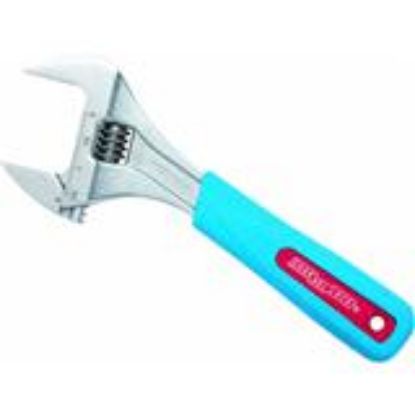 Picture of Adjustable-wrench Cr-va-steel Wide-jaw Cushion-grip 8"