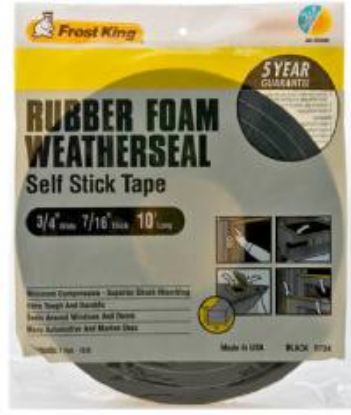 Picture of Weather-Seal Black Sponge-Rubber