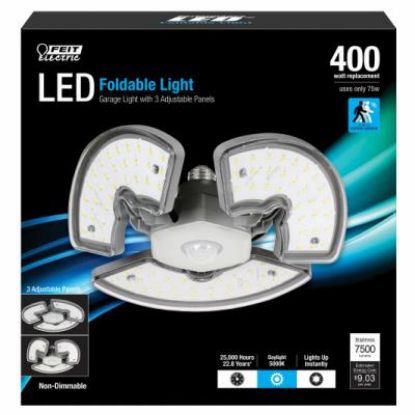 Picture of Garage Light Replacement Led 3-panels E26-base 75-watts 5000k 7500-lumens