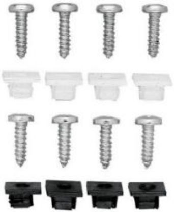Picture of Black Licens Fastener