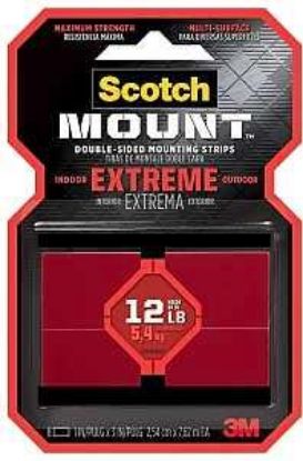 Picture of Extreme Mounting Strips Indoor-&-Outdoor 12 Lbs 1" X 3"