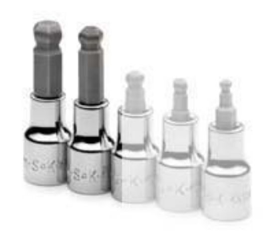 Picture of Socket Chrome Ball Hex 3MM