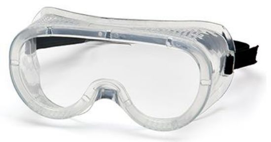 Picture of Safety-goggles Clear Impact-resistant Perforated