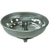 Picture of Kitchen-Sink Strainer Basket Stainless-steel Peg-style 3.2"