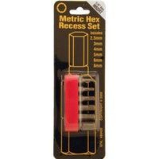 Picture of 6-piece Hex-bit Set Metric