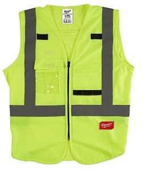 Picture of Safety-Vest Hi-viz Yellow Polyeseter Ansi-2 X/xl