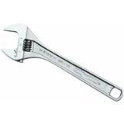 Picture of Adjustable-wrench Cr-va-steel Wide-jaw 8"