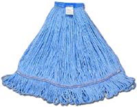 Picture of Mop-Head Blue Large Looped-end Cotton/rayon