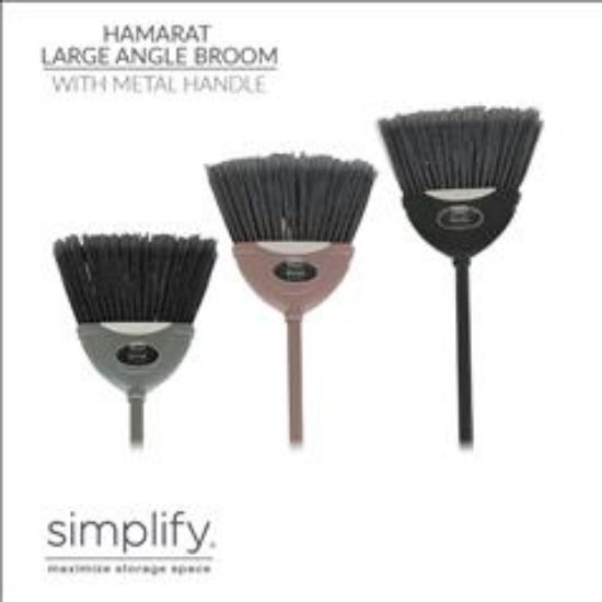 Picture of Hamarat Large Angle Broom W. Metal Handle-asst.