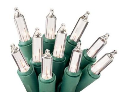 Picture of Christmas-Lights Clear Green Wire