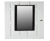Picture of OVER DOOR MIRROR BLACK