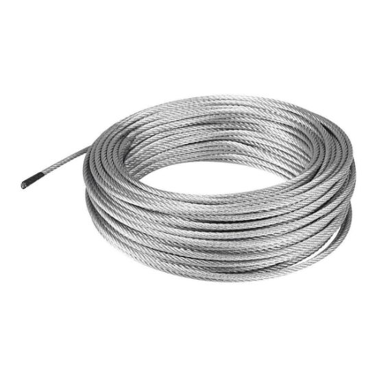Picture of Wire-rope Braided 7 X 7 Steel Galvanized 100' X 1/8"