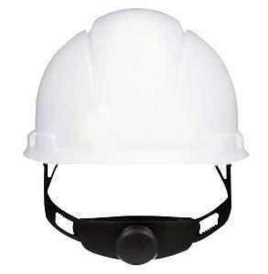 Picture of Hard-hat Front-brim White 4-point Ratchet-suspension
