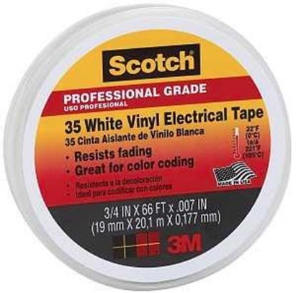 Picture of Electrical-Tape 35 Vinyl White 3/4"