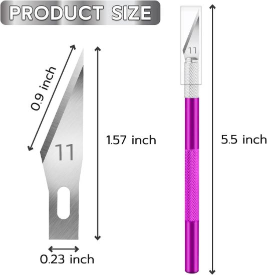 Picture of Hobby Knife #1 Blade Aluminum 5.5"