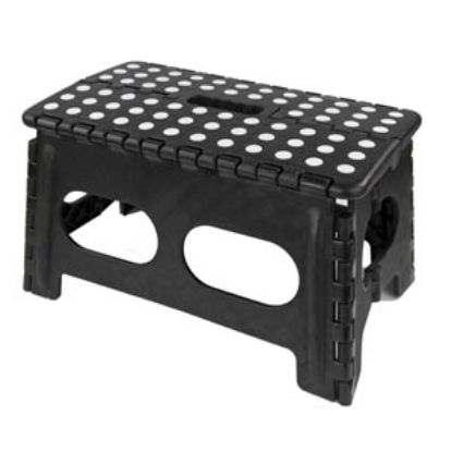 Picture of FOLDING STOOL WIDE BASICS BLAC