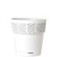 Picture of Mosaic Plastic Pot, White/grey, 5.9"