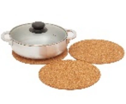 Picture of 3pc Trivet Set Cork
