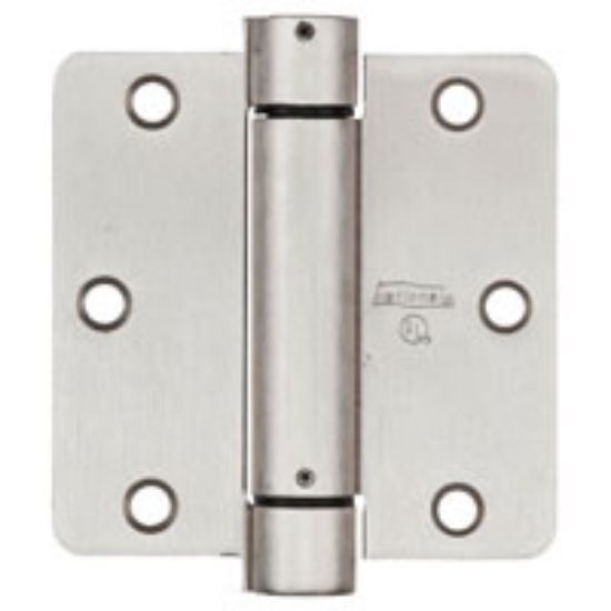 Picture of Door-Hinge Spring-Hinge Satin-nickle 1/4"-radius 3-1/2"
